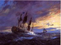 Hunt, Geoff - Vanguard in heavy weather off Toulon, 19th May 1798